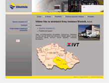 Tablet Screenshot of instalacestastnik.cz